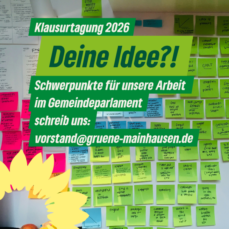 Klausurtagung | Grüne Mainhausen, 25. Mai 2026
